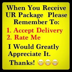 Please!!! Do this as many are not!!!!